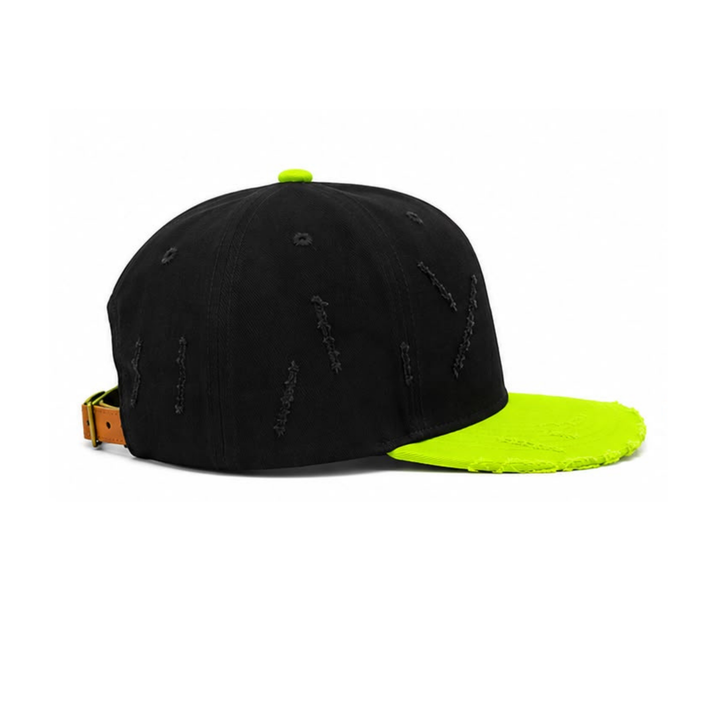 BX3 Raw Snapback - Black / Neon Green