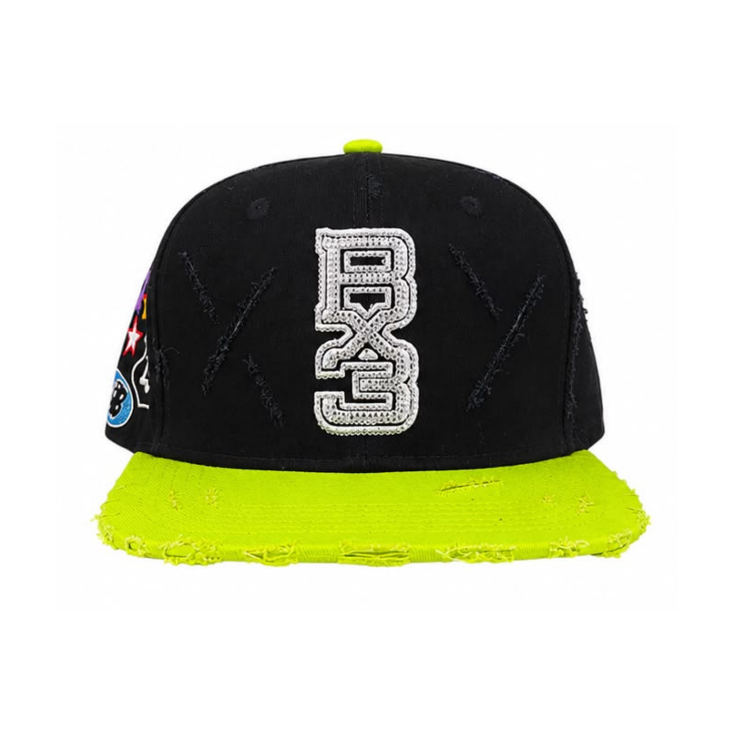 BX3 Raw Snapback - Black / Neon Green