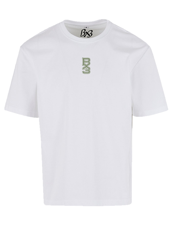 Bx3 Classic Tee - White/Olive