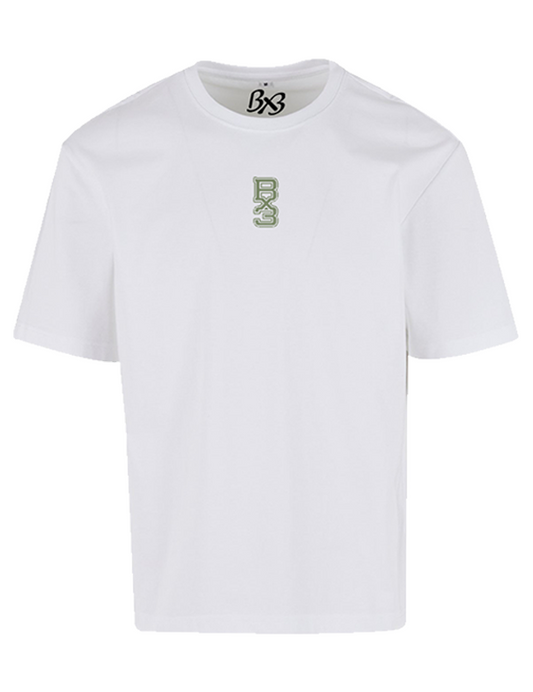 Bx3 Classic Tee - White/Olive